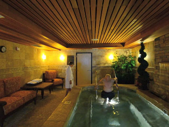 The Stafford indoor hot tub